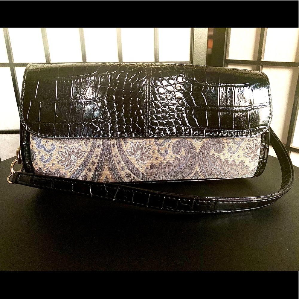 Alligator & Cloth Purse